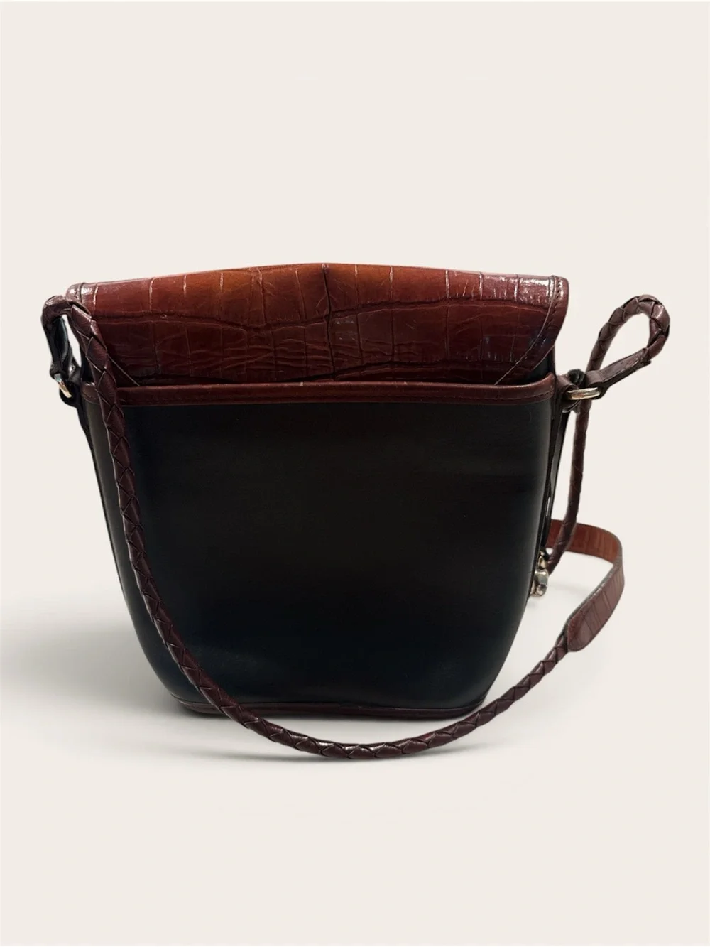Brighton Crocodile Leather Crossbody Purse